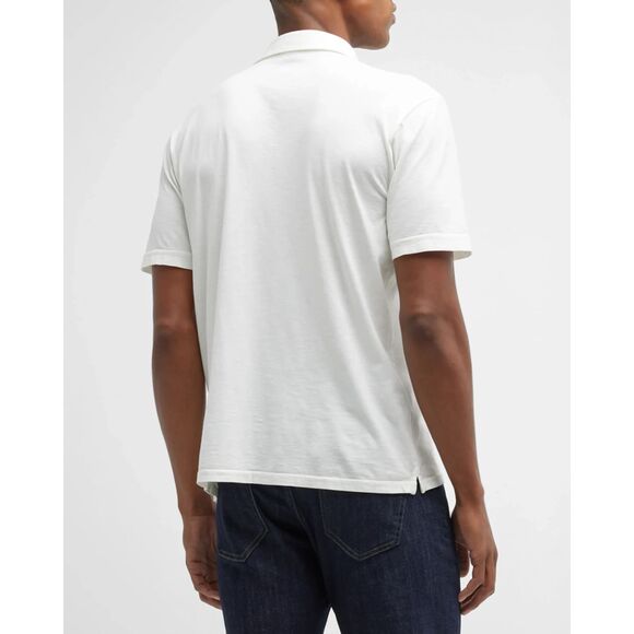 Peter Millar Men's Journeyman Polo Shirt, 100% Pima Cotton, XXL, White, $150 NEW - Picture 4 of 11